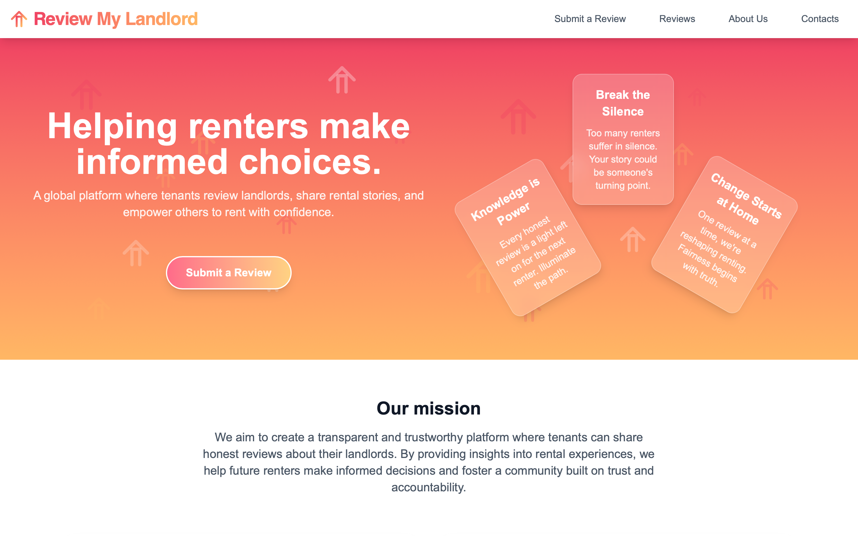 Rethink Renting: The Landlord Review Platform